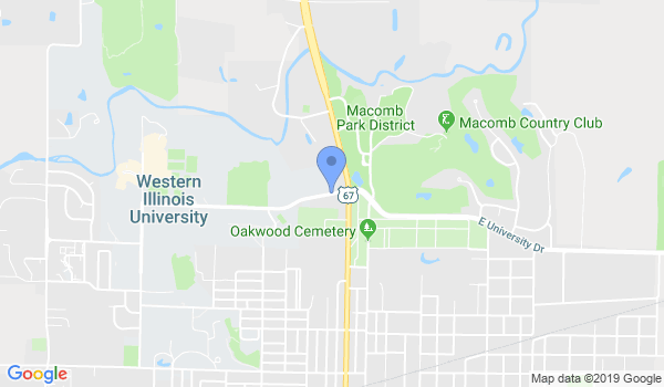 Western Illinois Shotokan location Map