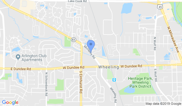 Wheeling Taekwondo location Map