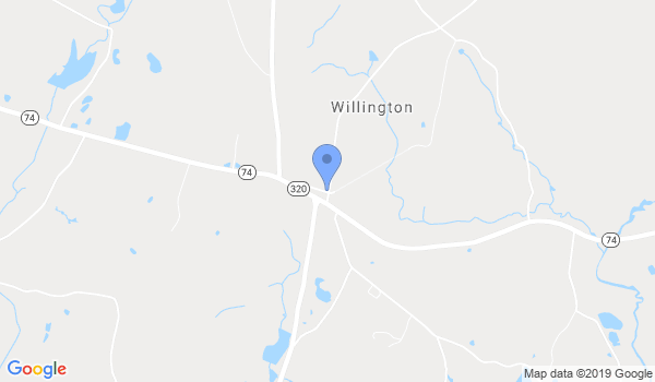 Willington Karate Club location Map