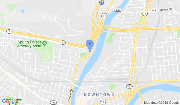 Winding River Karate Studio location Map