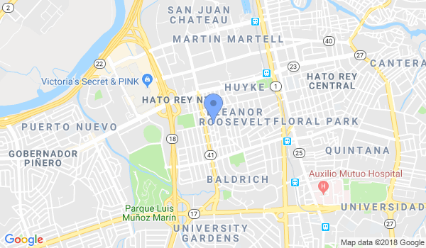 Wing Chun Puerto Rico location Map