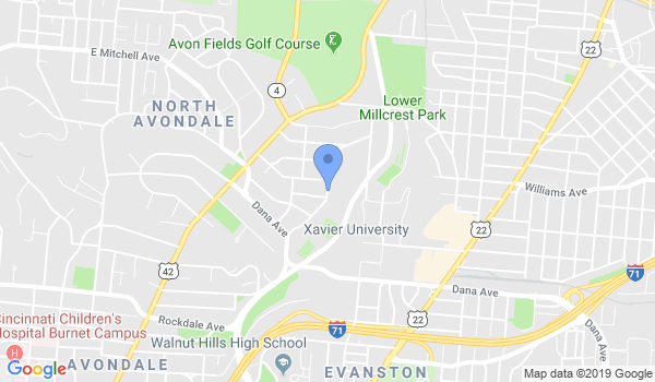 Xavier Martial Arts Club location Map