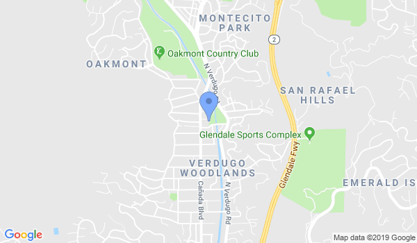 Yenshin-Kai Karate Glendale location Map