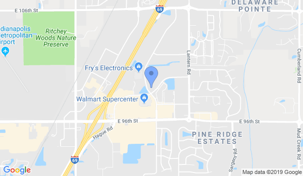 Ahn's Tae Kwon DO of Fishers location Map