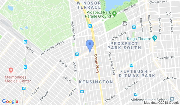 Brooklyn Aikido Center: Hoshinkan Dojo location Map