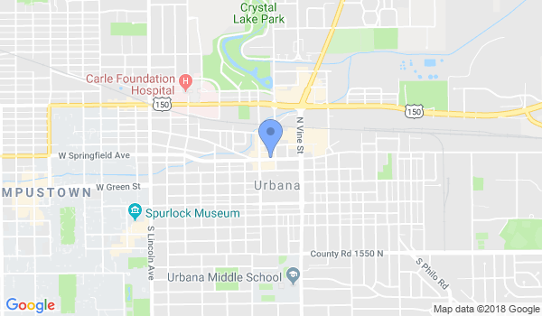 Central Illinois Wing Chun location Map