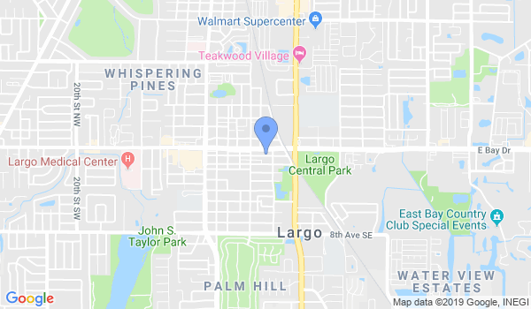 Grace's Karate School ~ Clearwater, Florida location Map