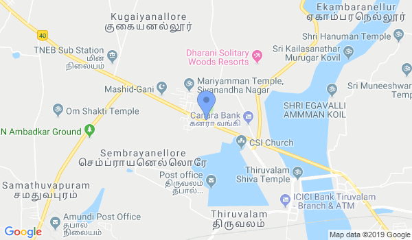 kanchipuram Wu Shu Association location Map