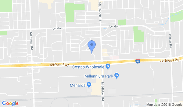 Livonia Judo Club location Map