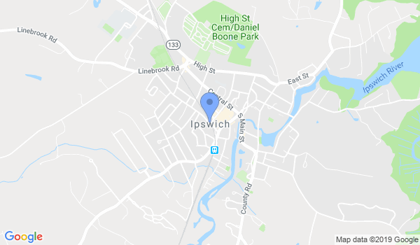 Ipswich Martial Arts location Map