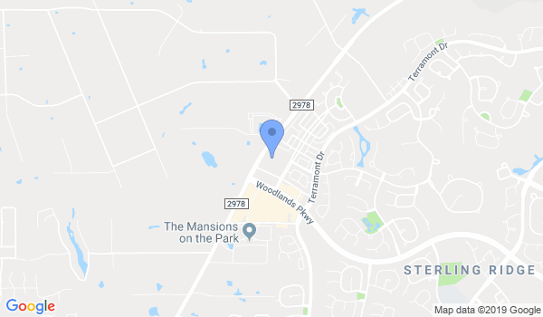 The Woodlands Karate and MMA location Map